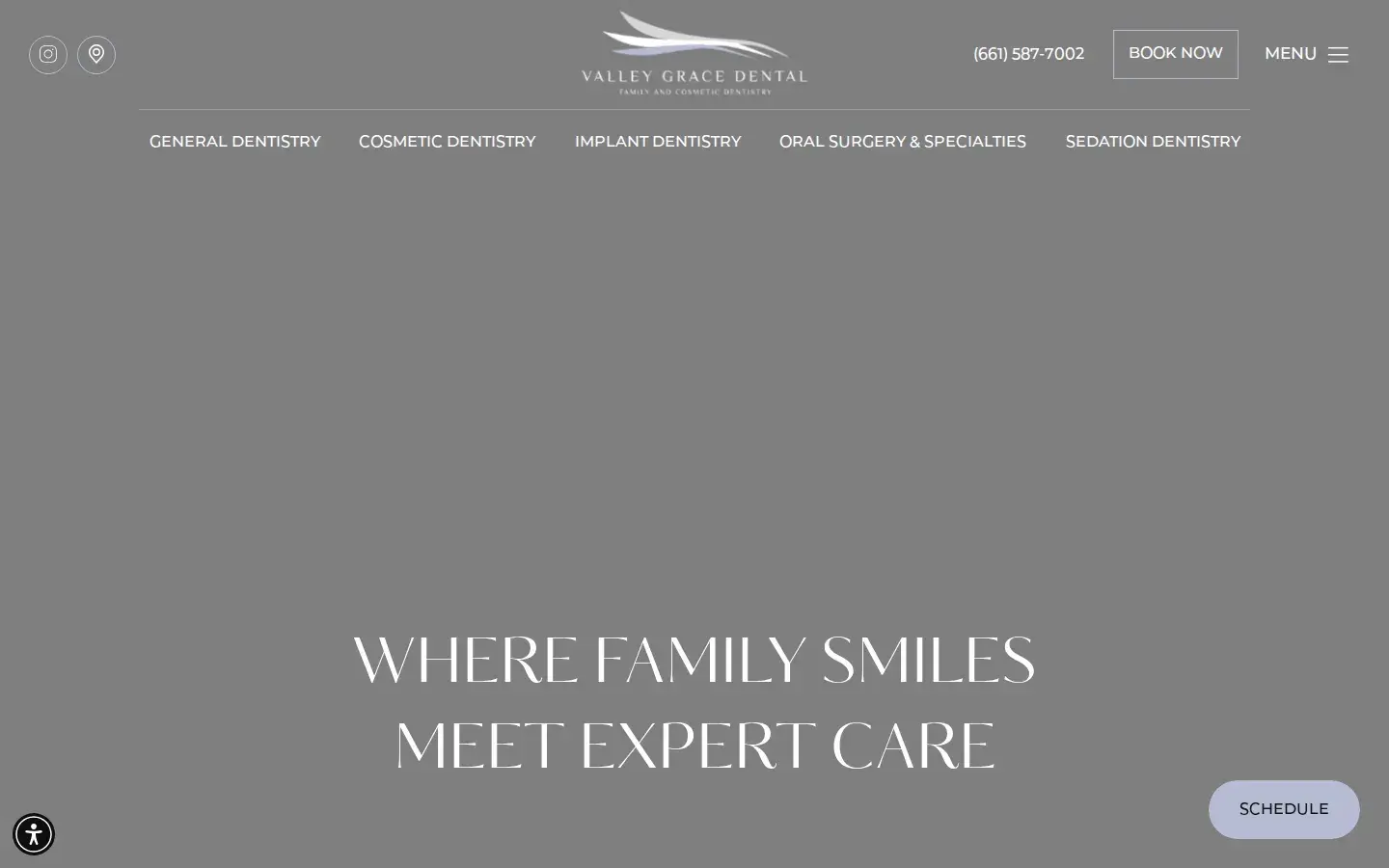 Homepage preview of Valley Grace Dental