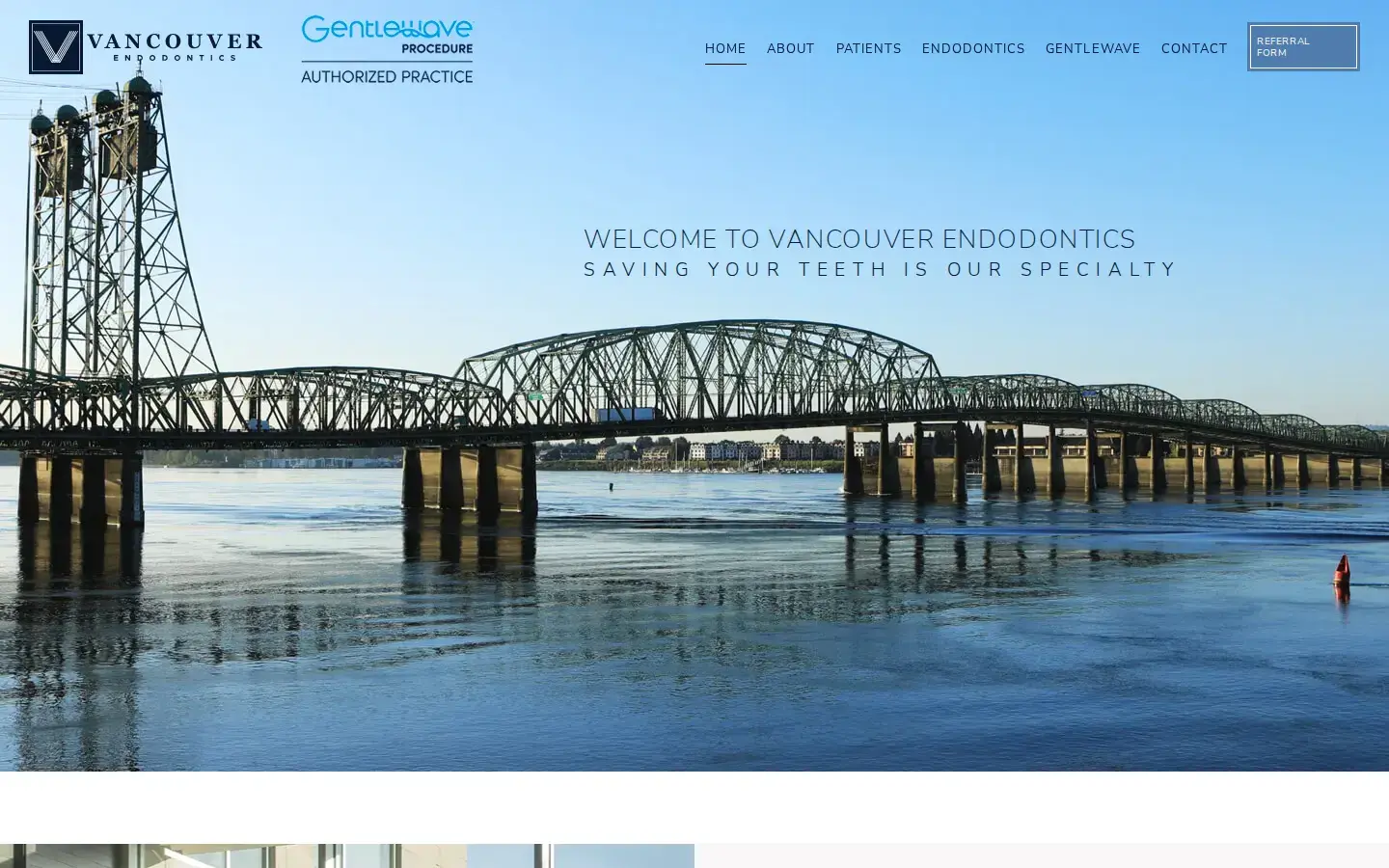 Homepage preview of Vancouver Endodontics