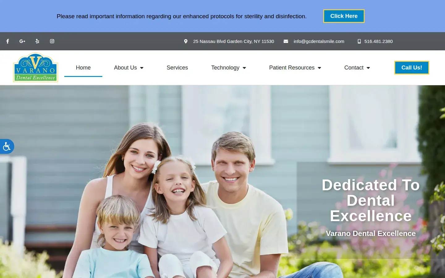 Homepage preview of Varano Dental Excellence