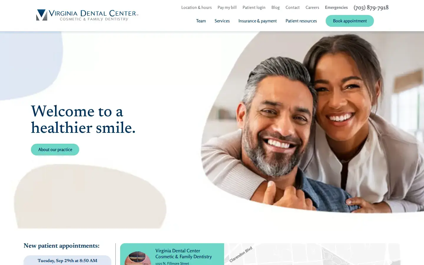 Homepage preview of Virginia Dental Center