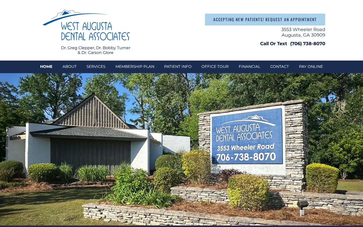 Homepage preview of West Augusta Dental Associates