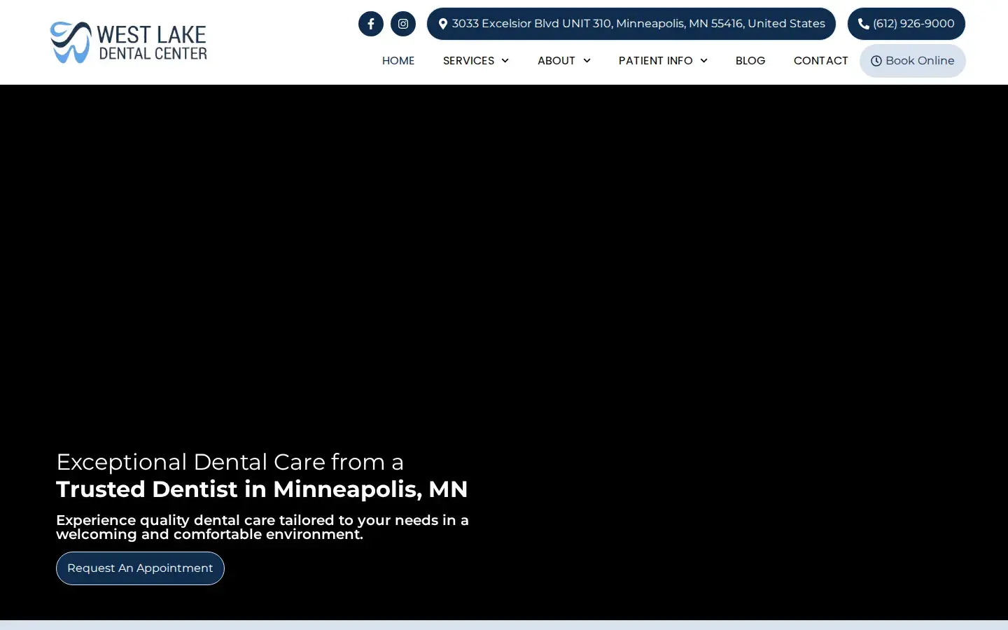 Homepage preview of West Lake Dental Center