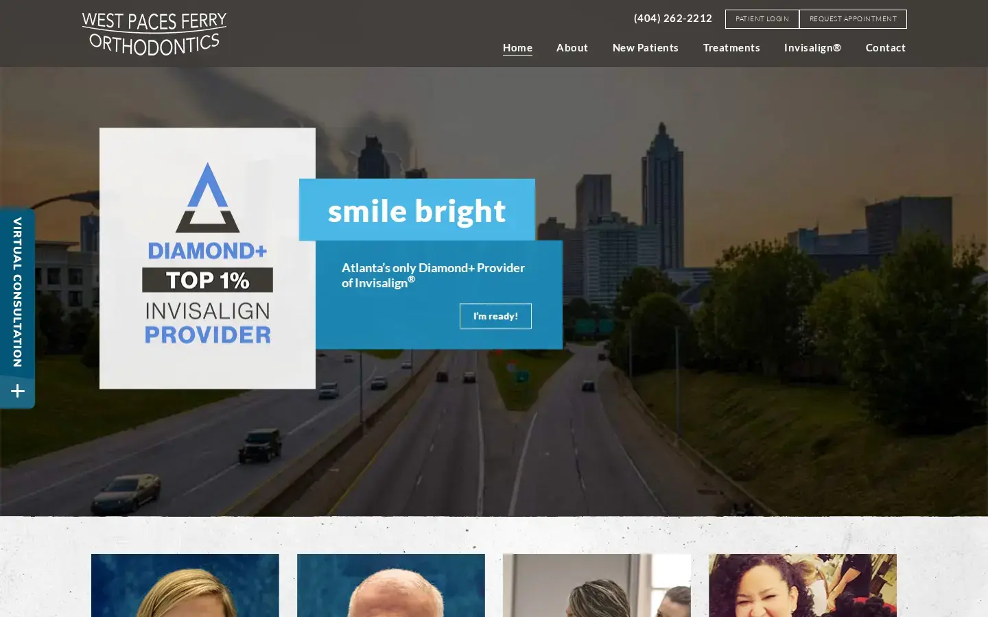 Homepage preview of West Paces Ferry Orthodontics