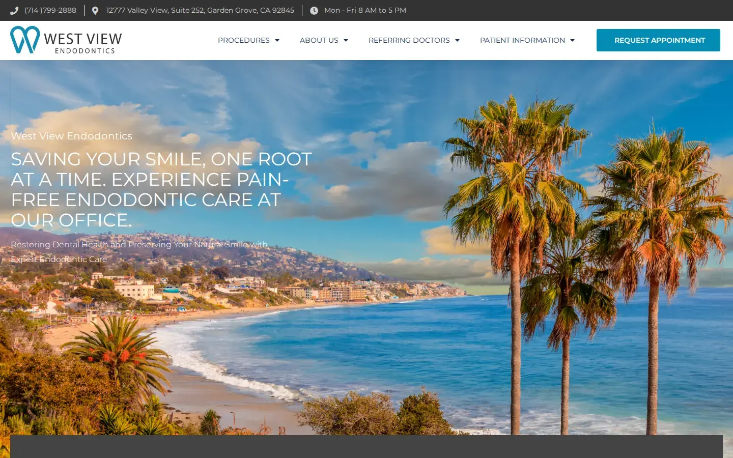 Homepage preview of West View Endodontics