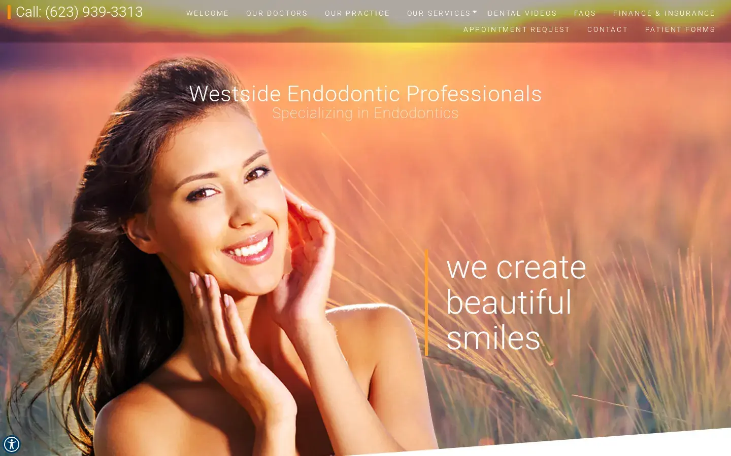 Homepage preview of Westside Endodontic Pros Ltd