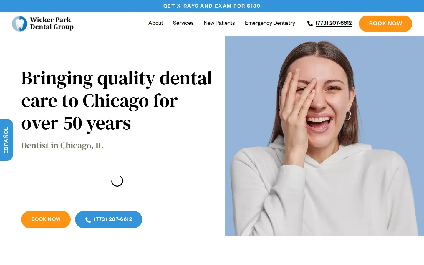 Homepage preview of Wicker Park Dental Group