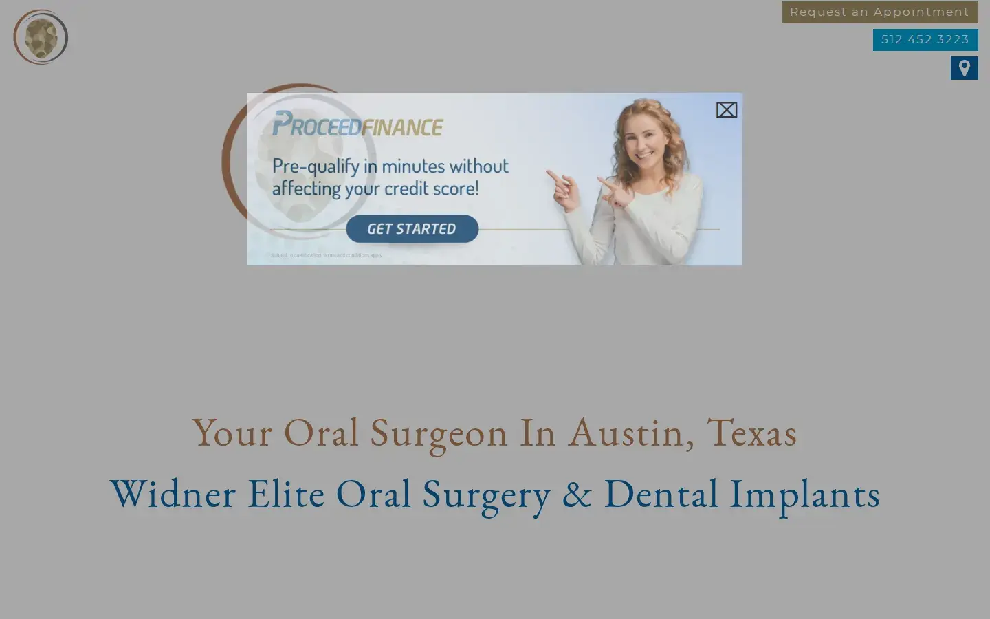 Homepage preview of Widner & Alford Oral and Maxillofacial Surgery