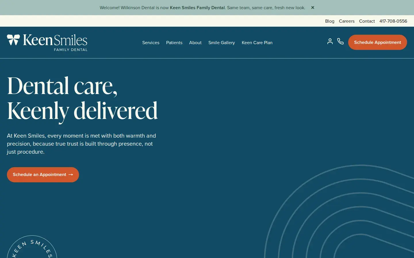 Homepage preview of Wilkinson Dental