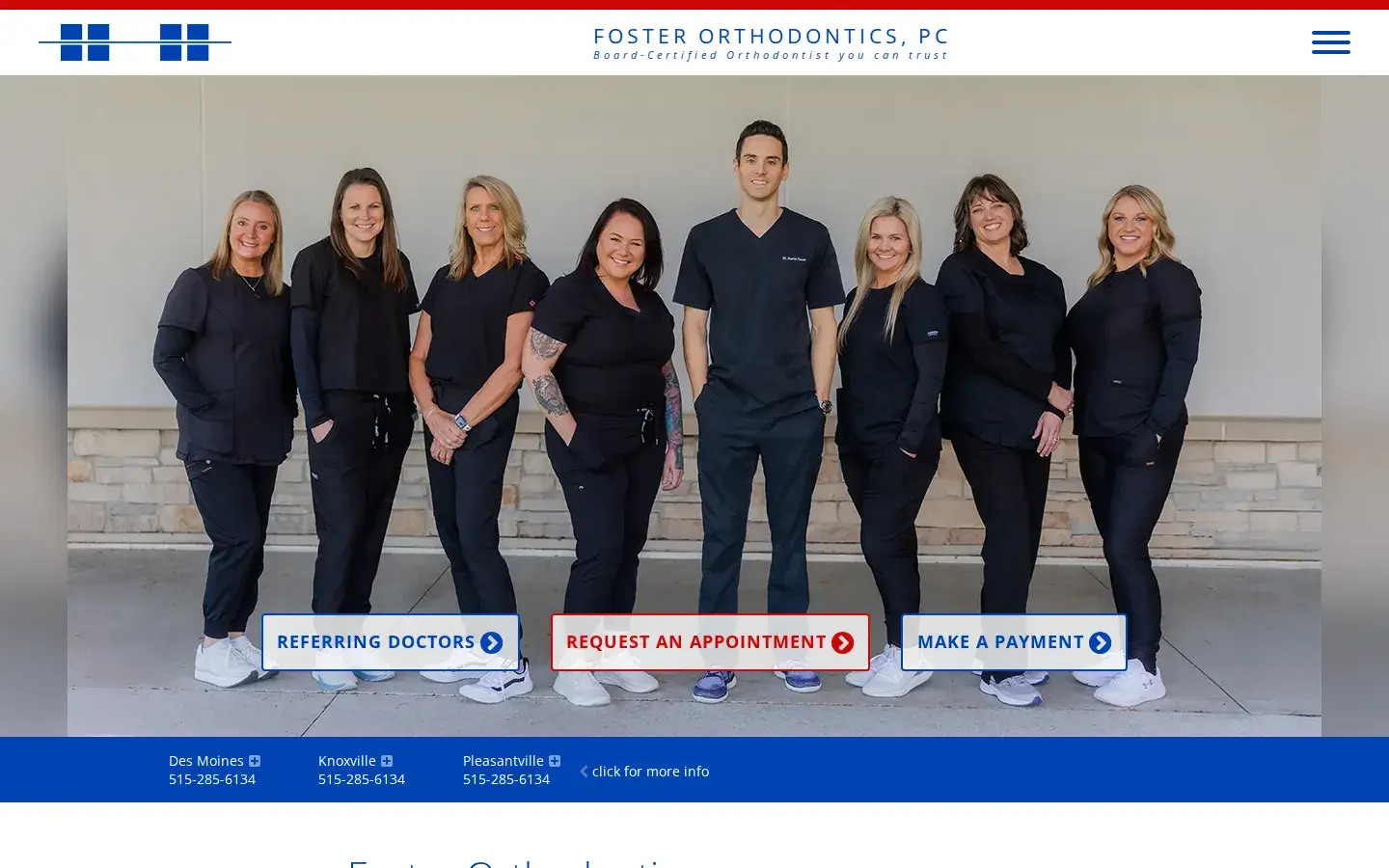 Homepage preview of Willham Orthodontics PC