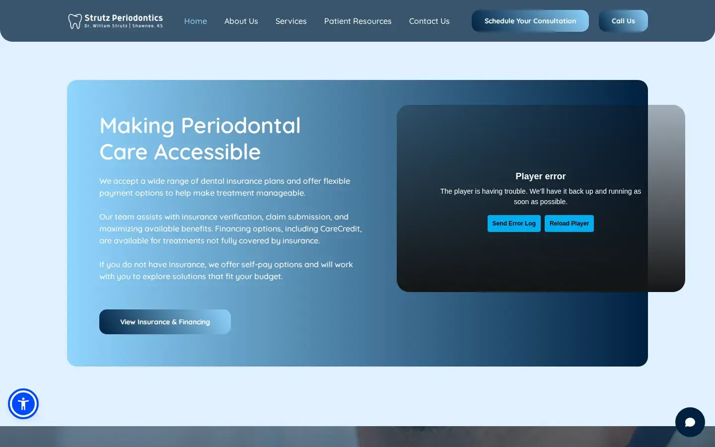 Homepage preview of William C. Strutz DDS