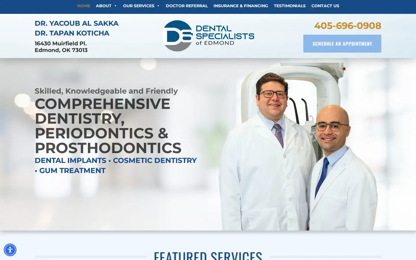 Homepage preview of William G. Reeves, DDS