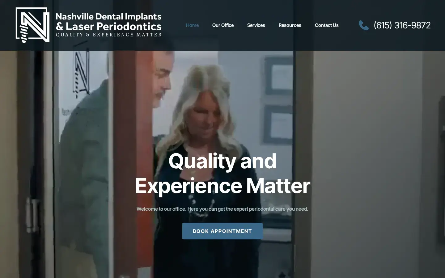 Homepage preview of William J Carter DDS: Nashville Dental Implants & Periodontics