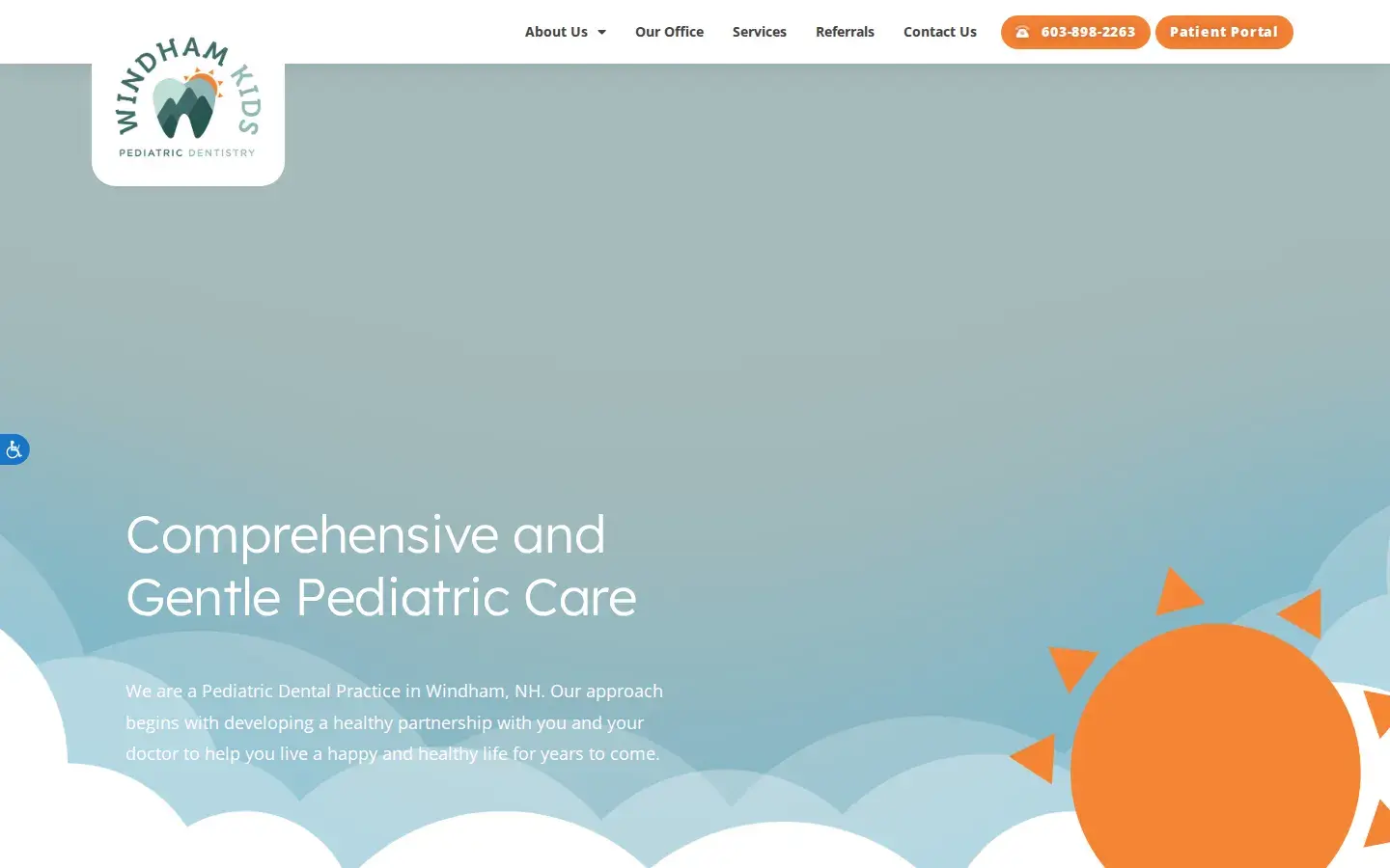 Homepage preview of Windham Kids Pediatric Dentistry