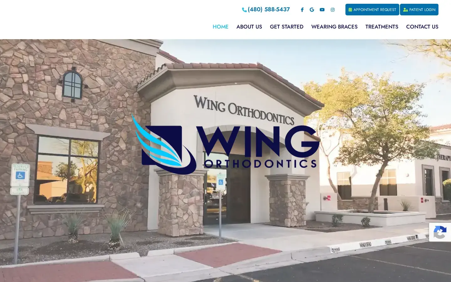 Homepage preview of Wing Orthodontics