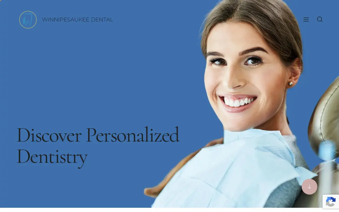 Homepage preview of Winnipesaukee Dental