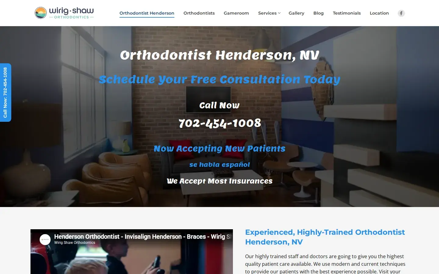 Homepage preview of Wirig Shaw Orthodontics