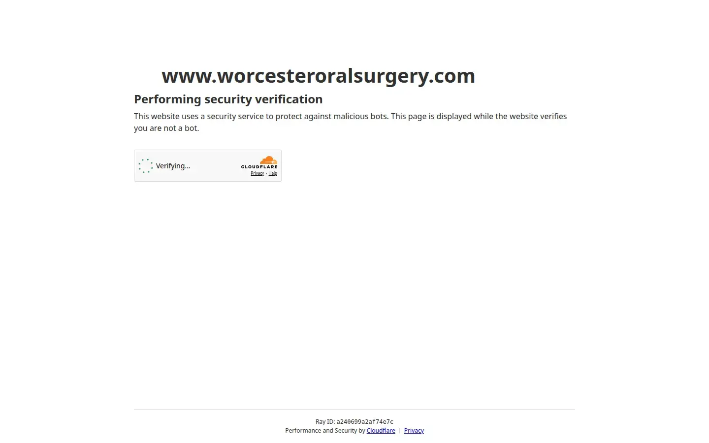 Homepage preview of Worcester Oral Surgery, P.C.