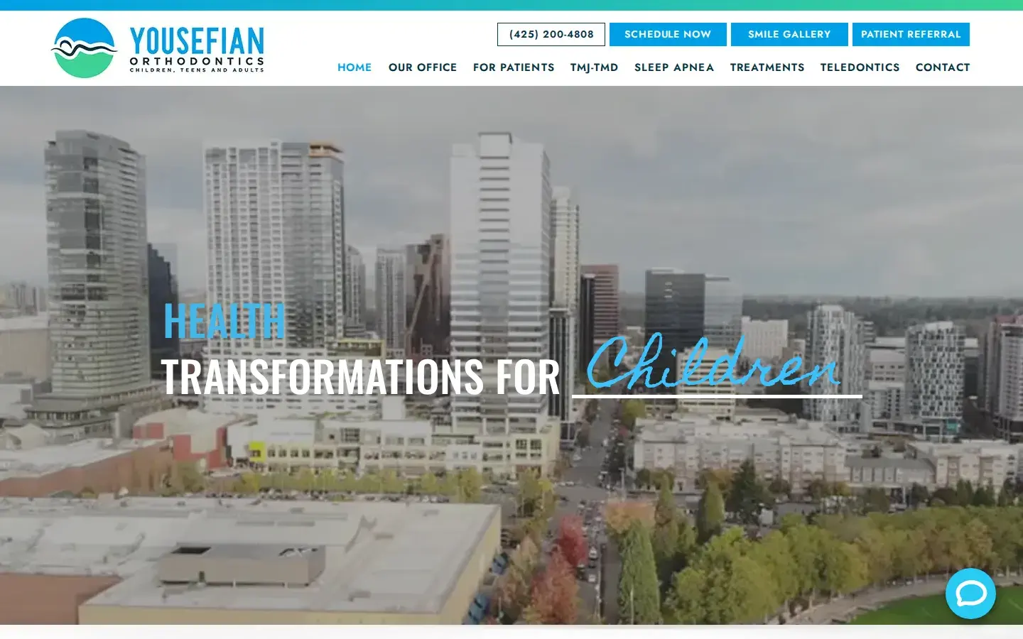 Homepage preview of Yousefian Orthodontics
