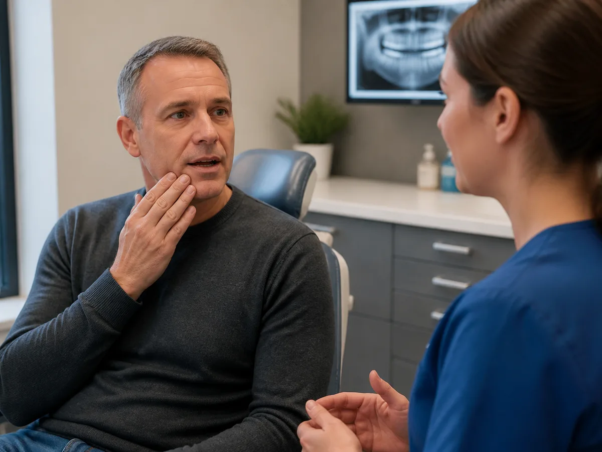 Calendar reminder for oral appliance follow-up to monitor bite and jaw comfort