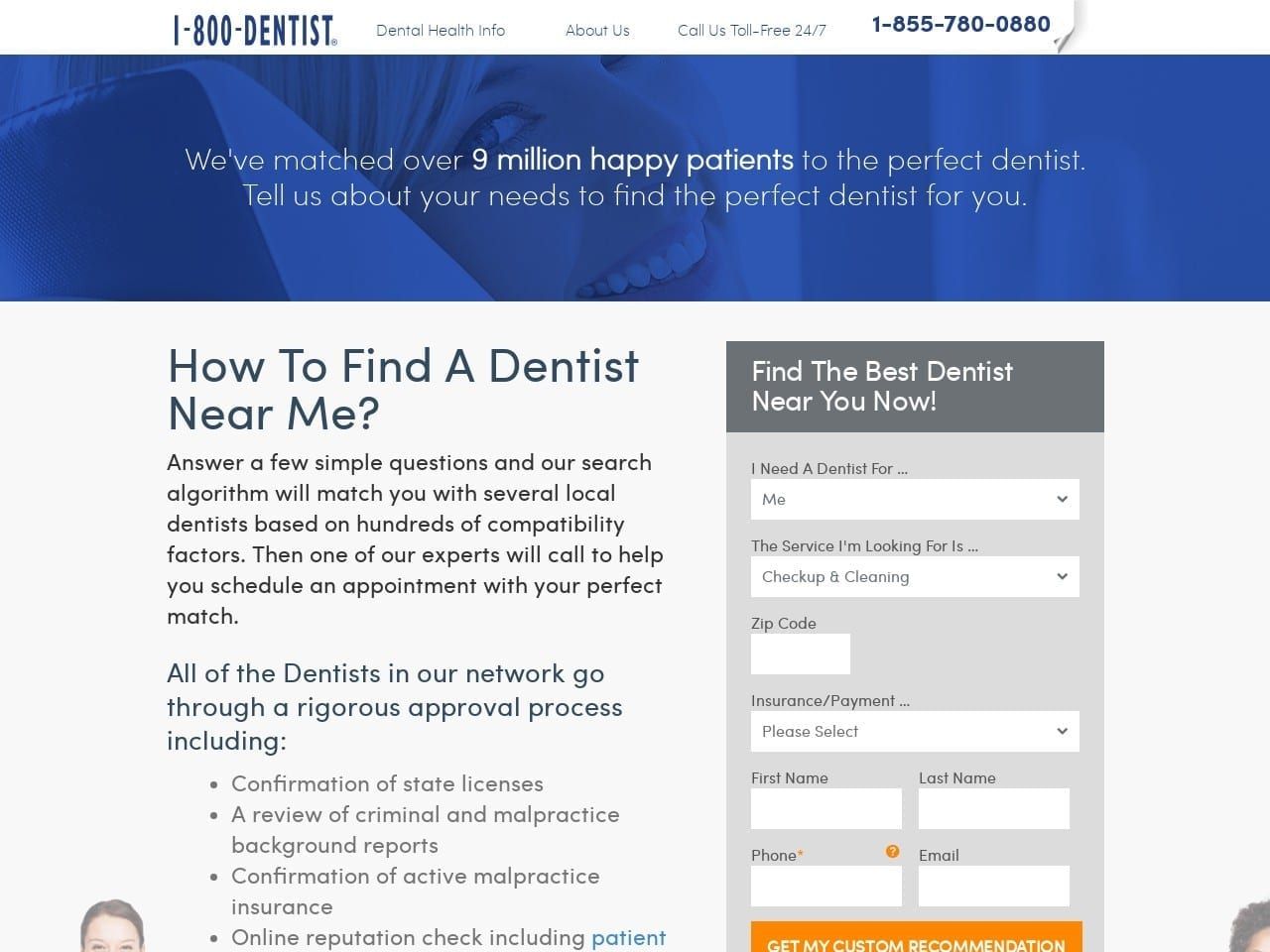 Southwest Dental Center Jhanji Ashok DDS Website Screenshot from 1800dentist.com