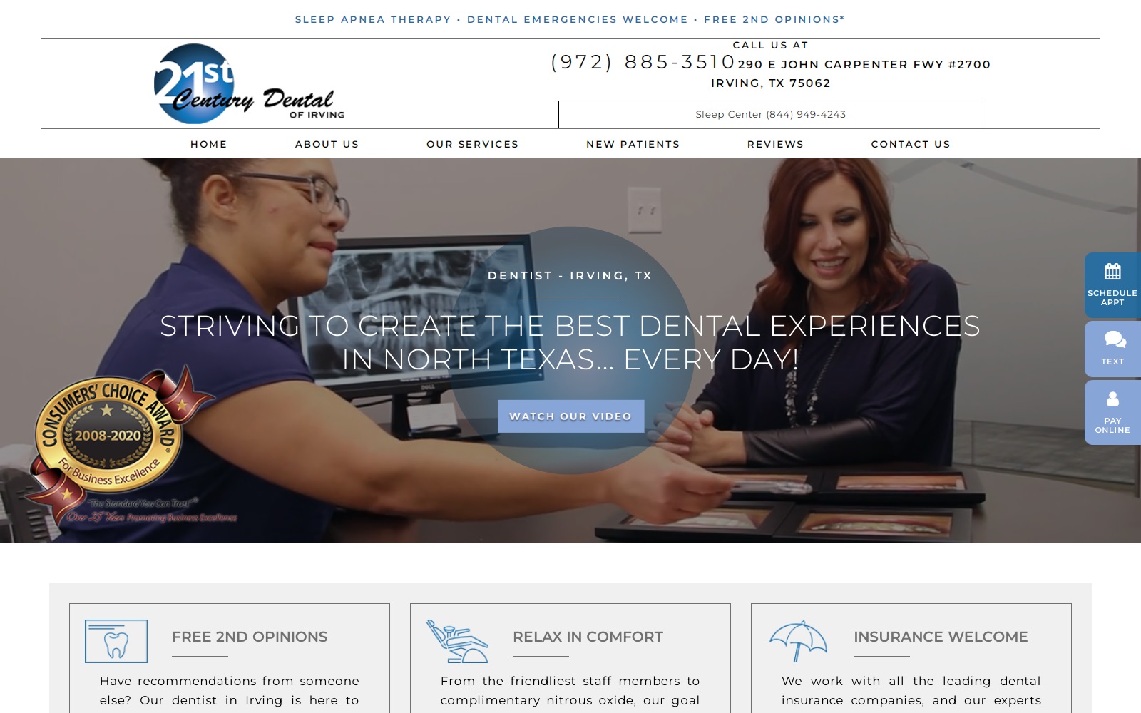 21stcenturydental.com screenshot