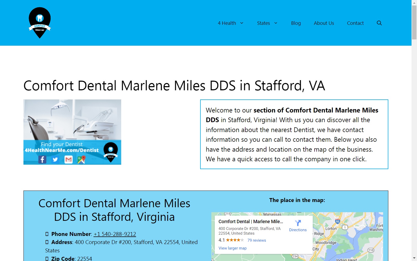 4healthnearme.com_dentist_comfort-dental-marlene-miles-dds screenshot