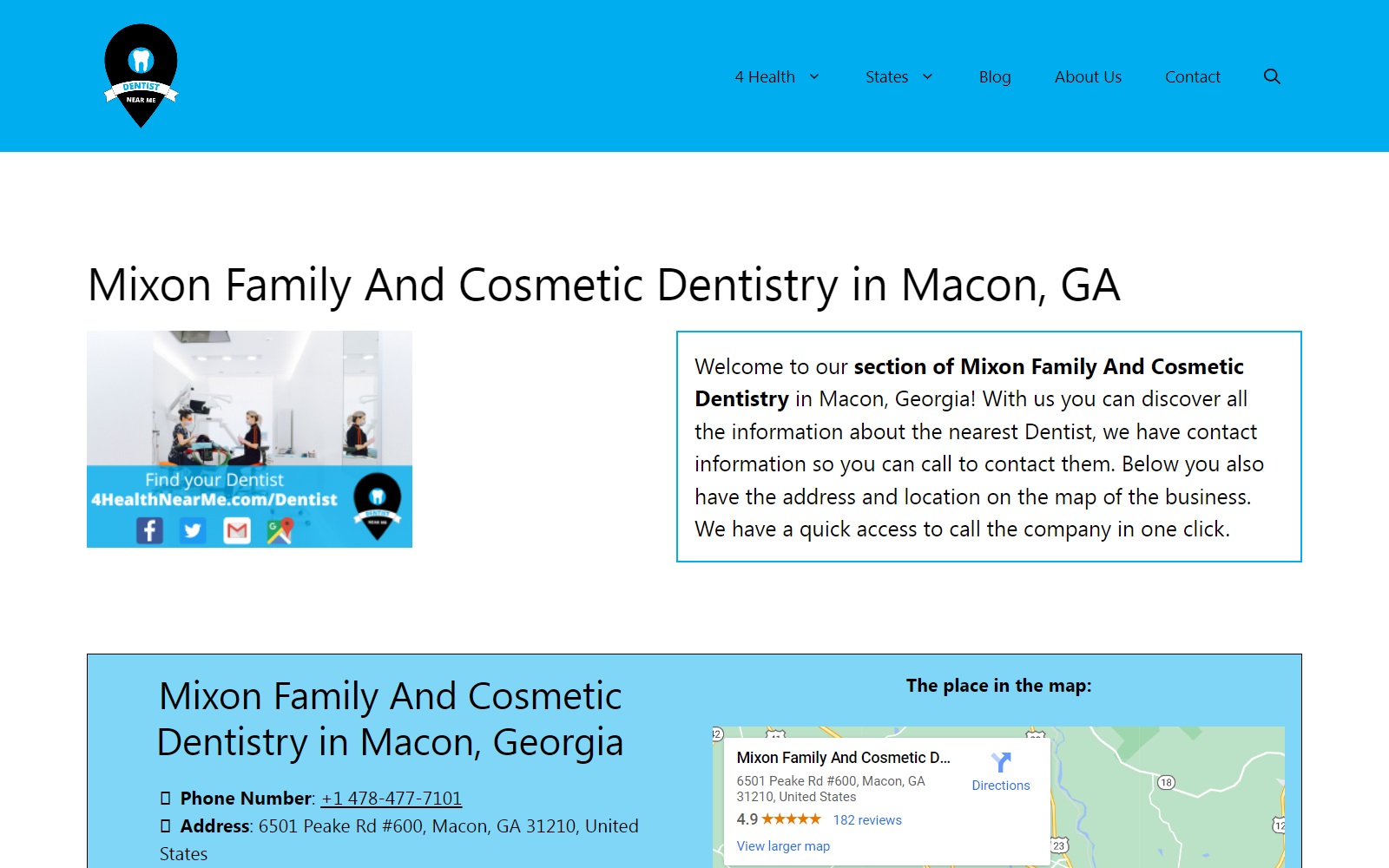 4healthnearme.com_dentist_mixon-family-and-cosmetic-dentistry screenshot