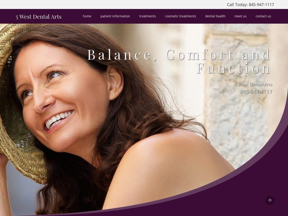 Carmen J Giglio DDS Website Screenshot from 5westdentalarts.com