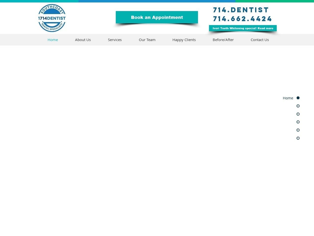 Harbor Dental Group Kashanchi Massoud DDS Website Screenshot from 714dentist.com