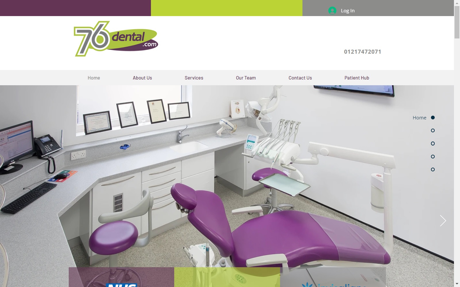 76dental.com screenshot