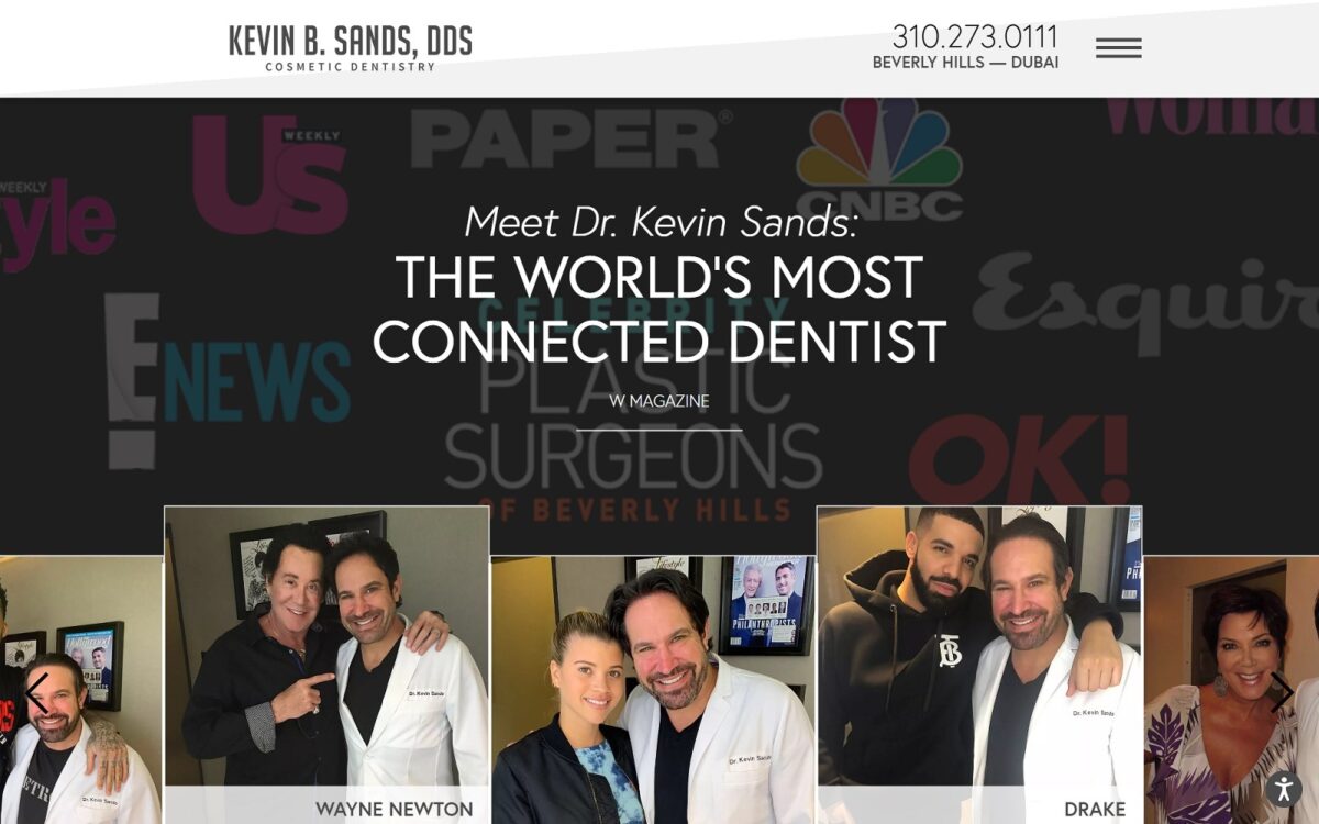 90210dentist.net screenshot