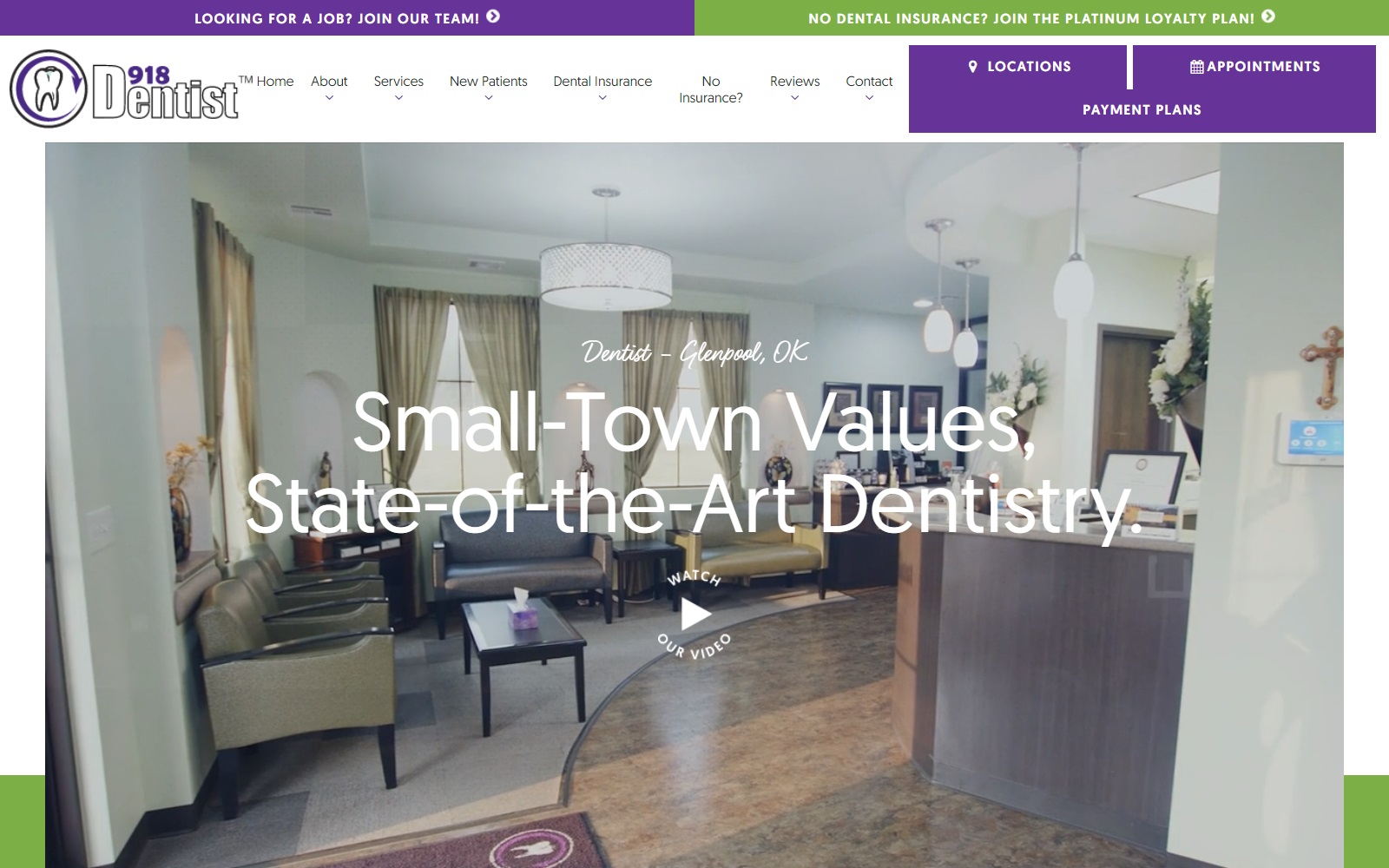 918dentist.com screenshot