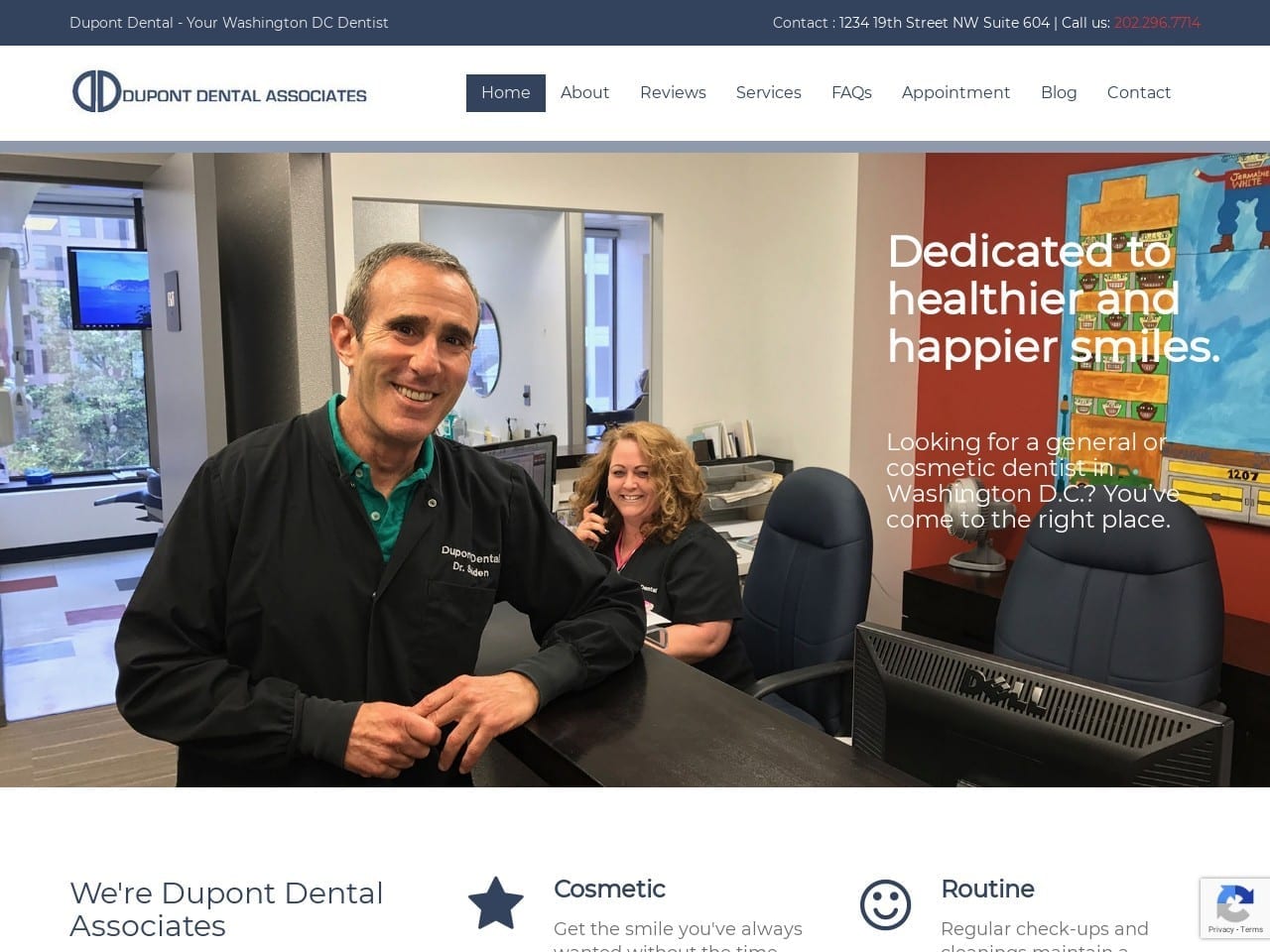 Dupont Dental Website Screenshot from DUPONTDENTAL.COM