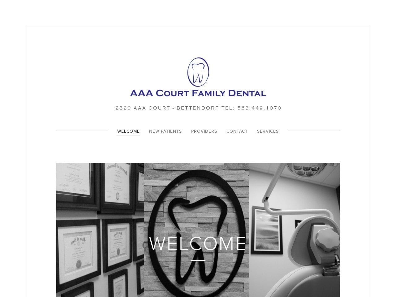 Dr. Timothy J. Smith DDS Website Screenshot from aaacourtfamilydental.com