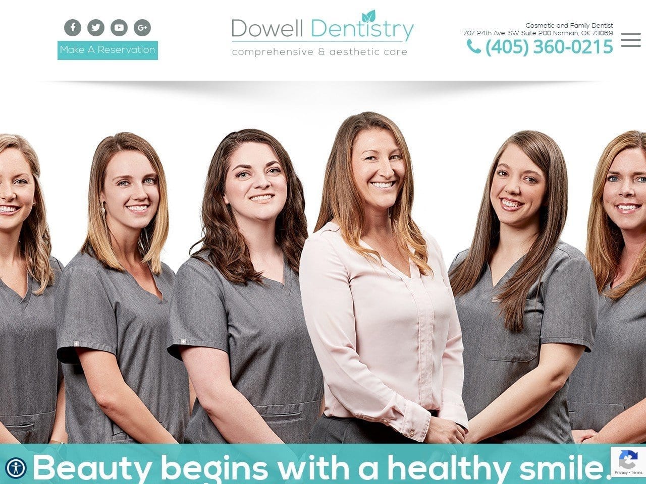 Aesthetic Dentist Website Screenshot from aardnorman.com