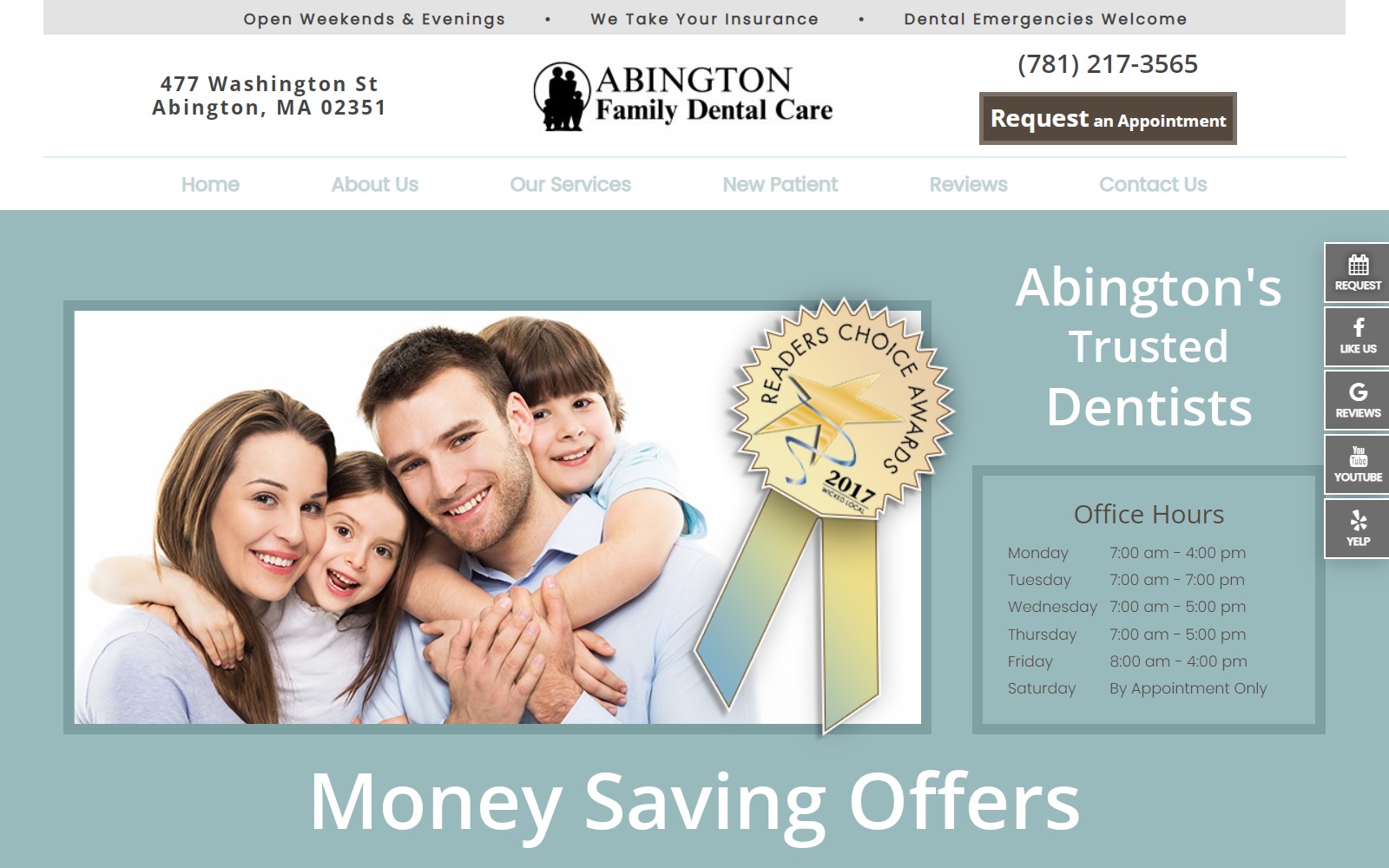 abingtonfamilydentalcare.com screenshot