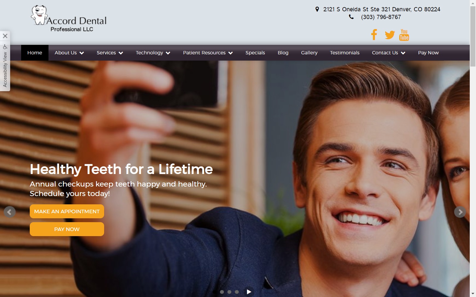 accorddentalgroup.com screenshot