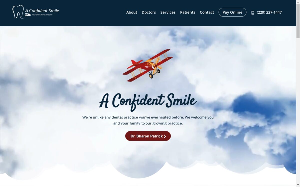 aconfidentsmile.com screenshot