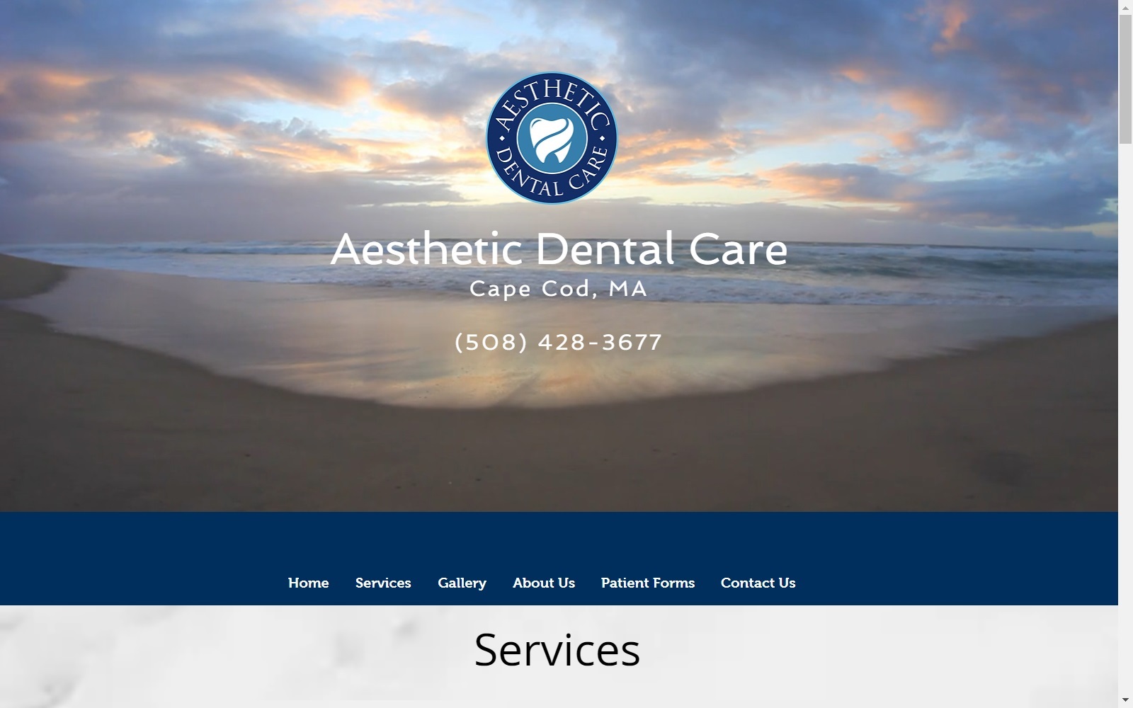 aestheticdentalcare.com screenshot