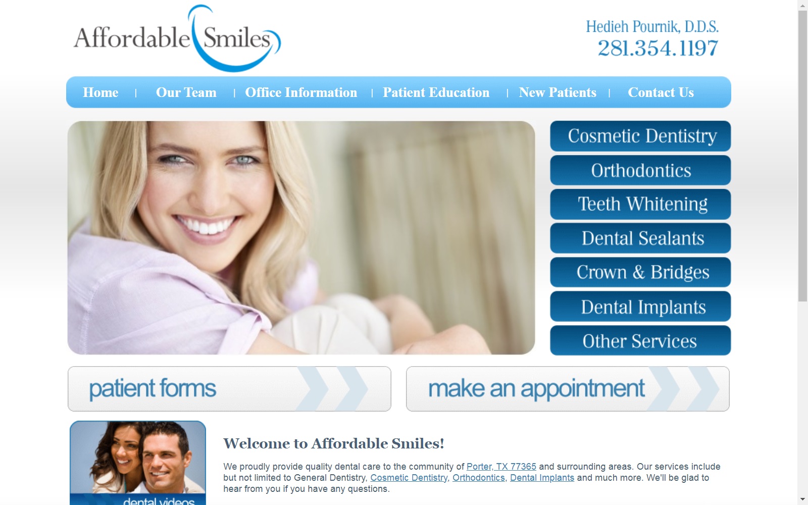 affordable-smiles.com screenshot