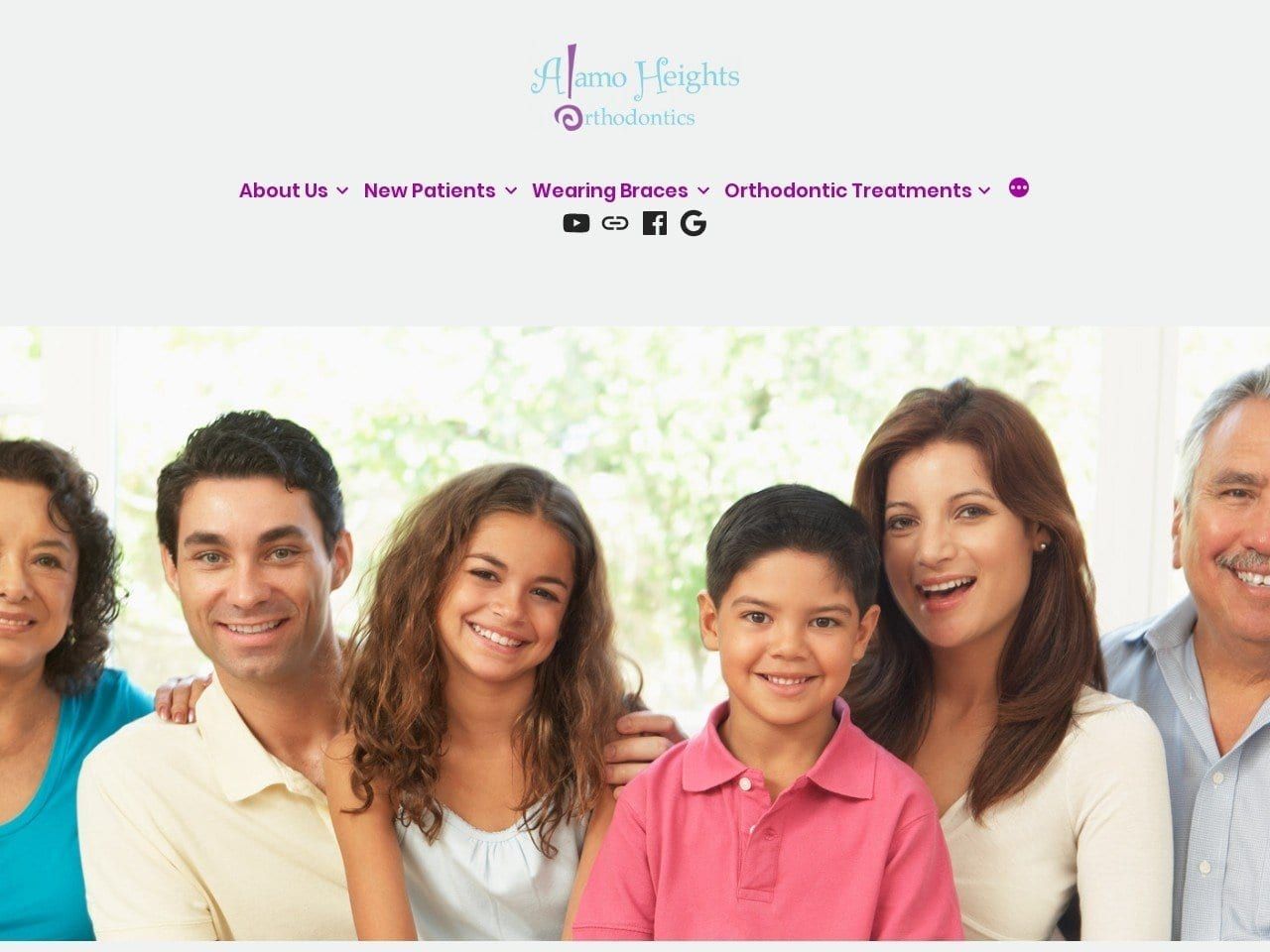 Alamo Heights Orthodontics Website Screenshot from alamoheightsortho.com