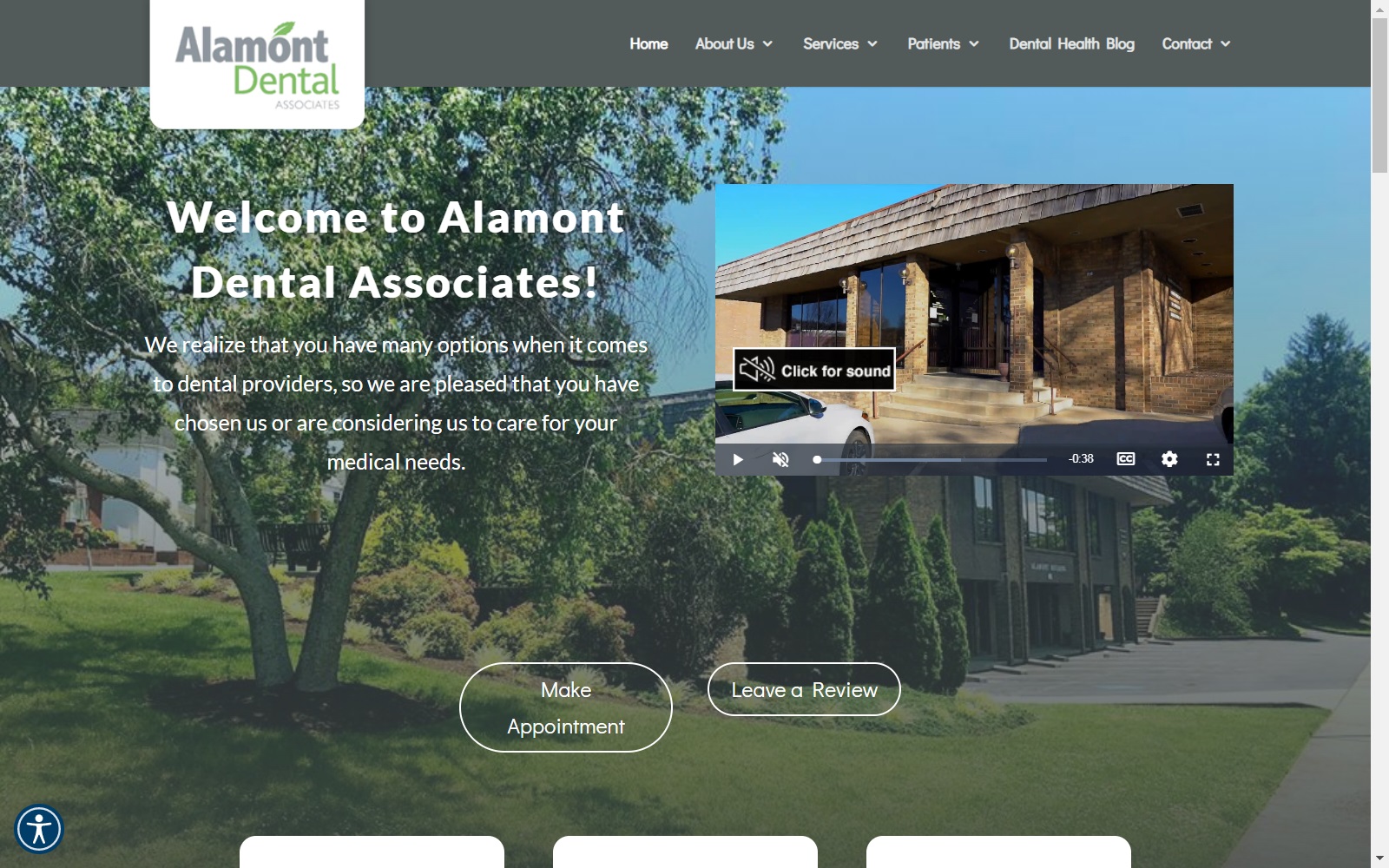 alamontdental.com screenshot