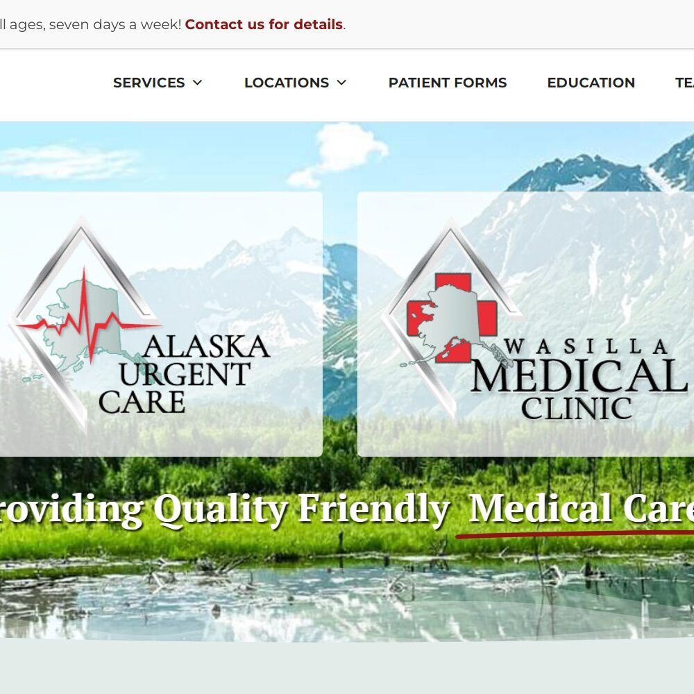 alaskamedicalclinics.com screenshot
