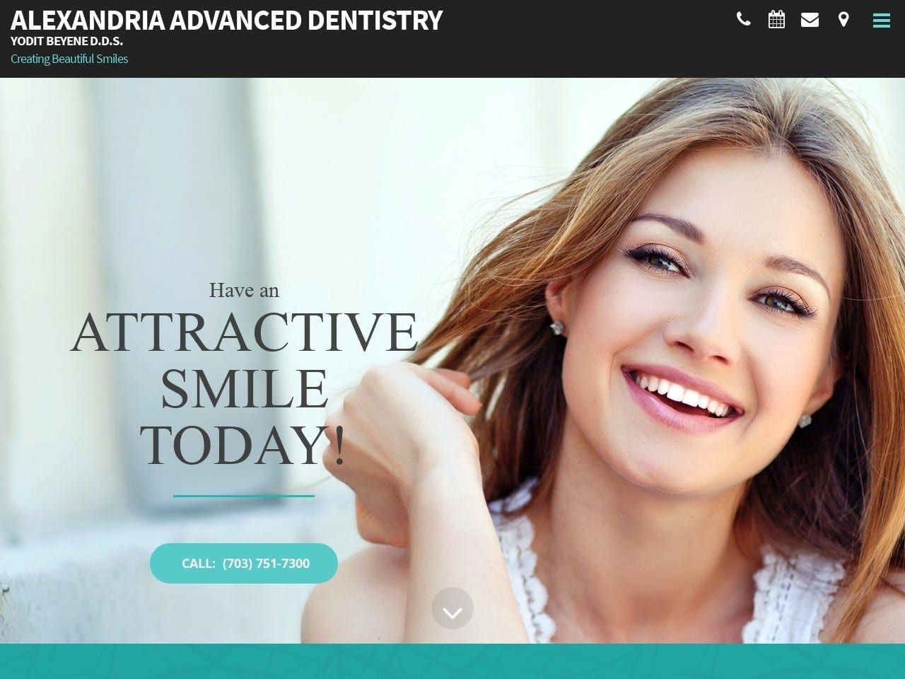 Alexandriaadvanced Dentistry Website Screenshot from alexandriaadvanceddentistry.com