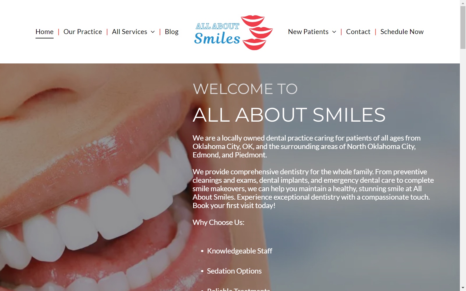 allaboutsmilesdds.com screenshot