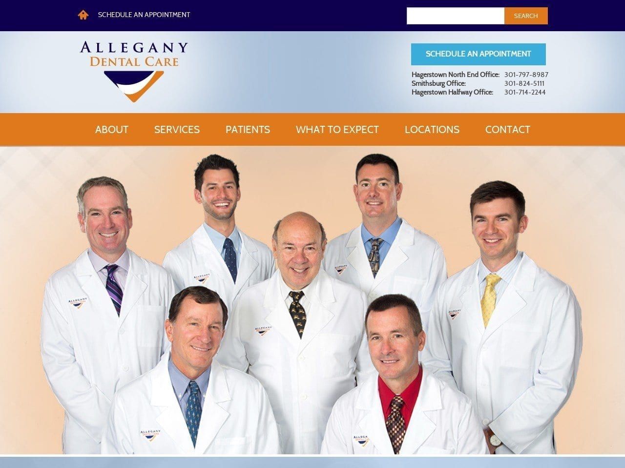 Allegany Dental Care Beachley Edward R DDS Website Screenshot from alleganydentalcare.com