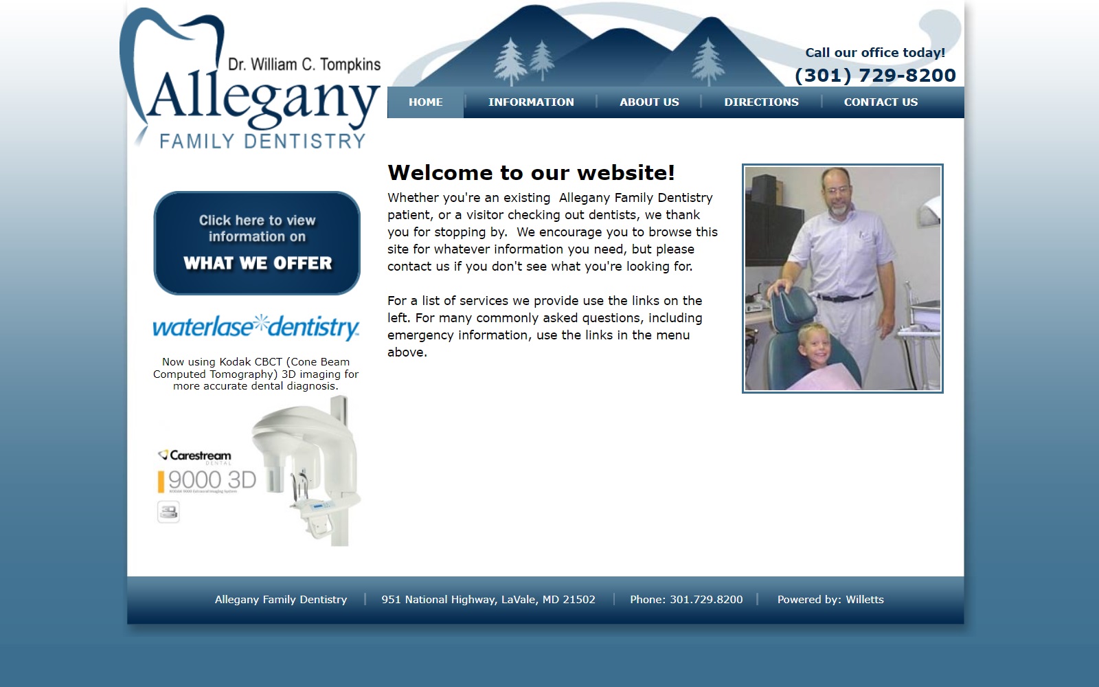 alleganyfamilydentistry.com screenshot