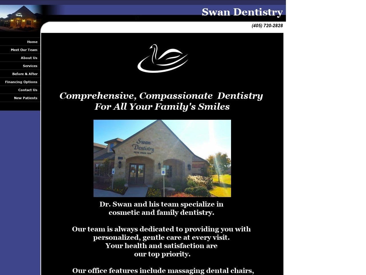 All Smiles Dentist Website Screenshot from allsmilesokc.com