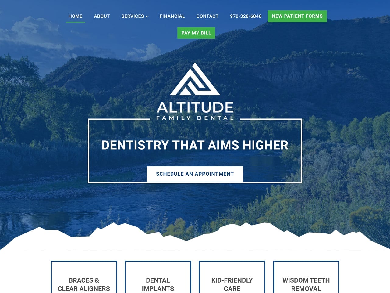 altitudefamilydental.com screenshot1