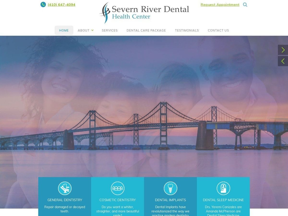 Harry B Schwartz Dentist Website Screenshot from amandamcphersondds.com